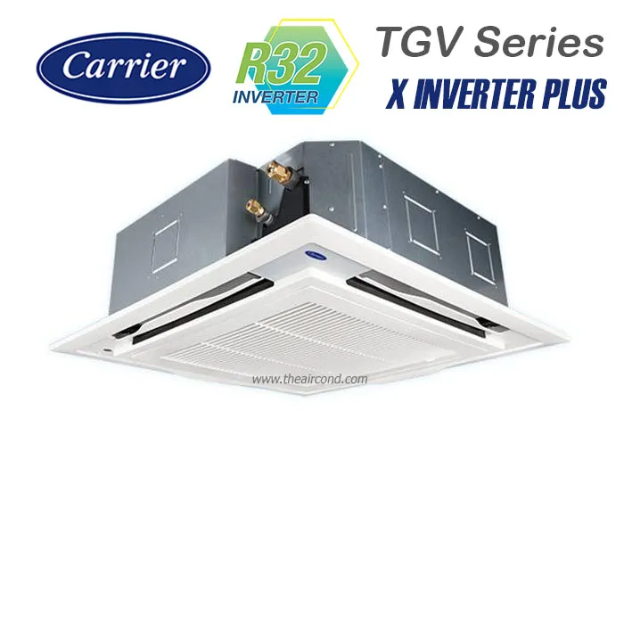 แอร์ CARRIER CASSETTE INVERTER สี่ทิศทาง ประหยัดไปเบอร์5 น้ำยาR32 รีโมทไร้สาย รับประกันอะไหล่2ปี คอมเพลสเซอร์ 7 ปี